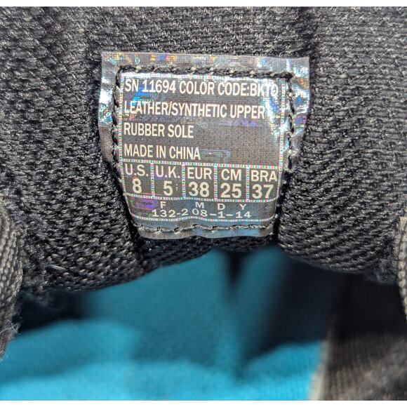 SKECHERS Womens Shoes - Black, Agility - New Vision, Running Sneakers, Size 8 - Picture 9 of 9